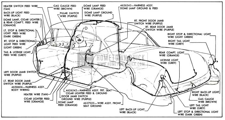 1955 Buick Wiring Diagrams - Hometown Buick
