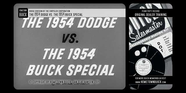 1954 Dodge vs. 1954 Buick Special