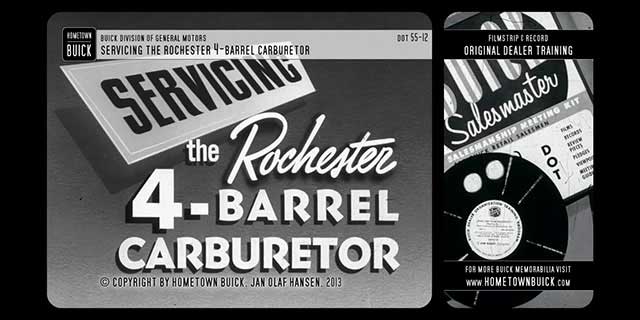 1955 Buick - Servicing the Rochester 4-Barrel Carburetor