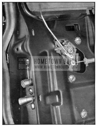 1950 Buick Door Lock