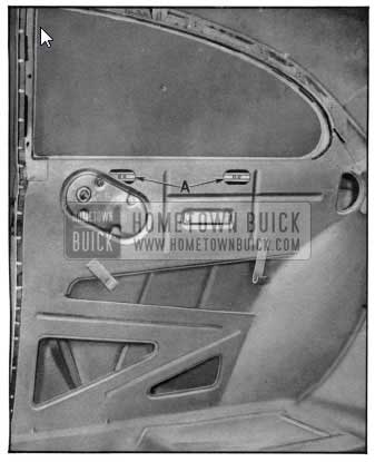1950 Buick Inner Rear Quarter Construction