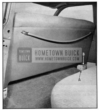 1950 Buick Sedan Front Seat Back