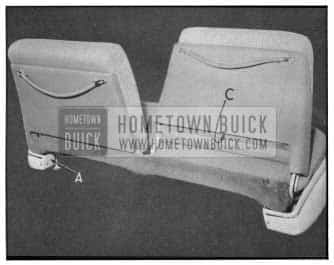 1950 Buick Split-back Type Seat Back