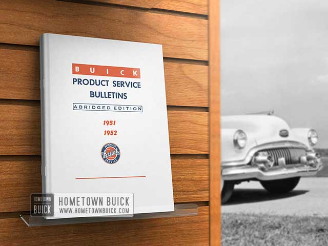 1951 / 1952 Buick Product Service Bulletins AE