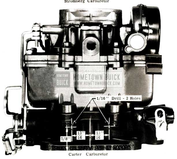 1951 Buick Carter Carburetor