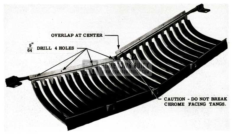 1951 Buick Radiator Grill Reinforcements