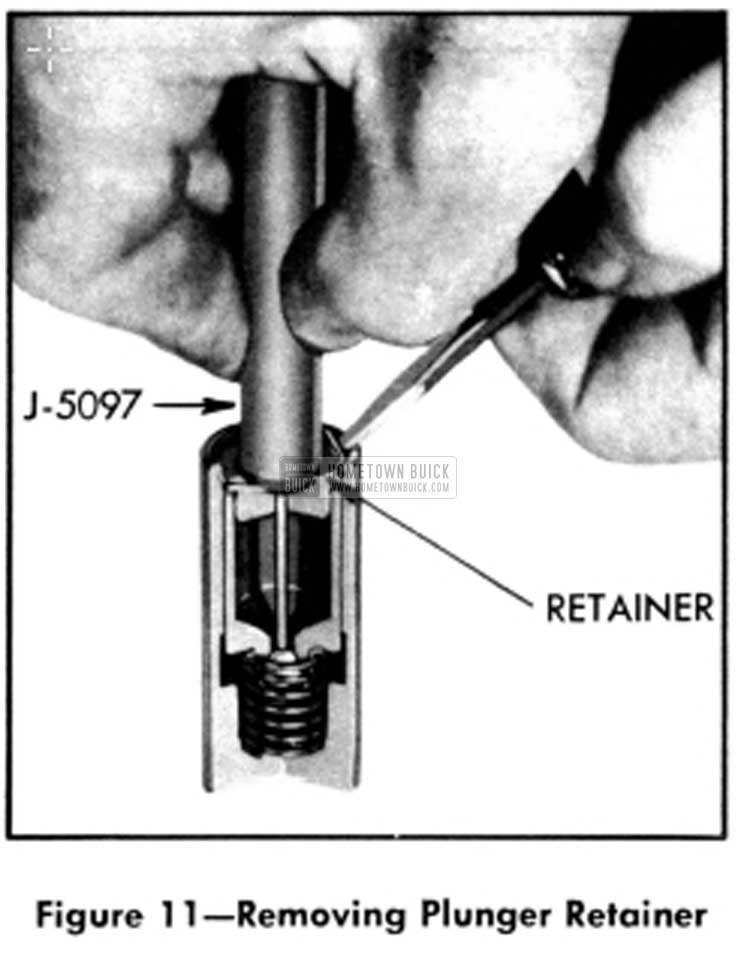 1951 Buick Removing Plunger Retainer