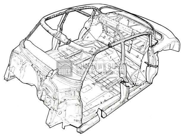 1952 Buick Body - Front View