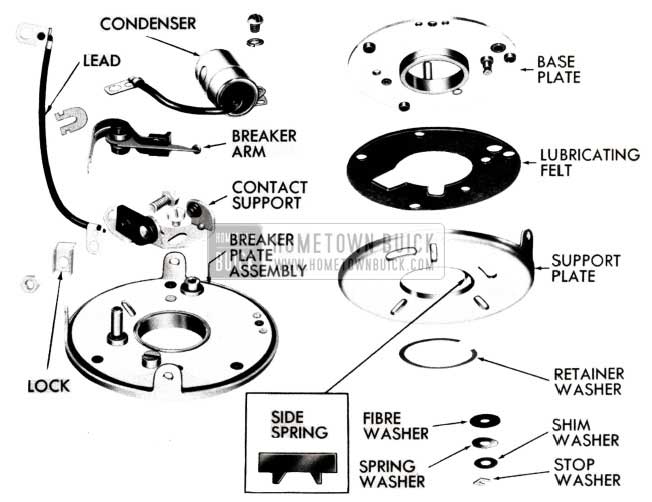 1952 Buick Breaker Plate Assembly