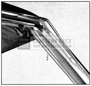 1952 Buick Door Rain Deflector