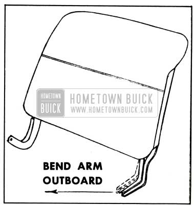 1952 Buick Front Seat Back - Model 76R