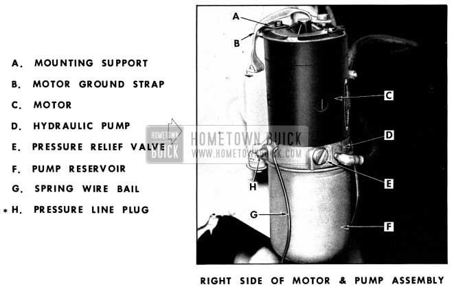 1952 Buick Hydro-Lectric Motor and Pump Assembly