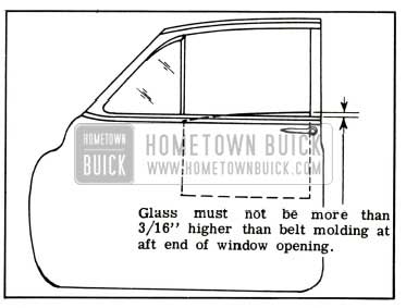 1952 Buick Lower Sash Channel