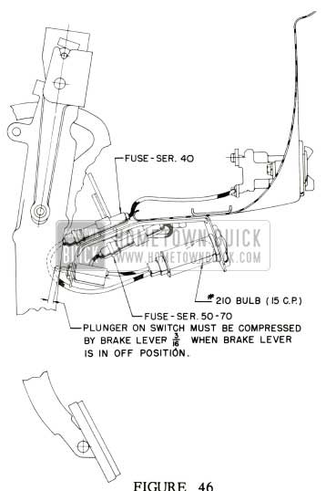 1952 Buick Parking Brake Signal Installation