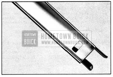 1952 Buick Side Roof Rail Mechanical Sealing Strip Adjustment