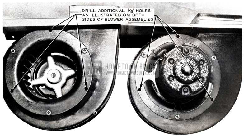 1953 Buick Air Conditioning Blowers