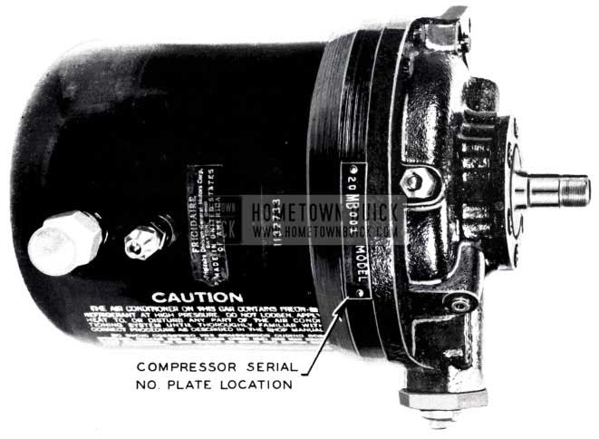 1953 Buick Air Conditioning Compressor