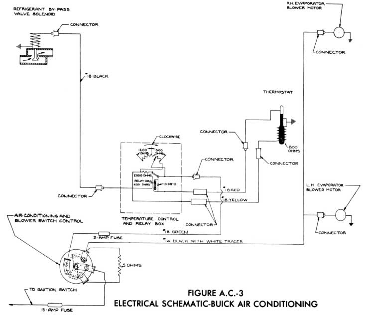 1953 Buick Air Conditioning Electrical Schematic