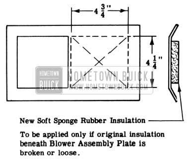 1953 Buick Blower Assembly Plate