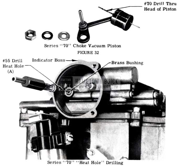 1953 Buick Carburetor Brass Bushing