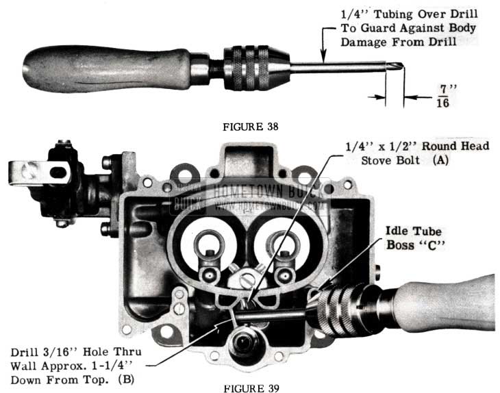 1953 Buick Carburetor Holes