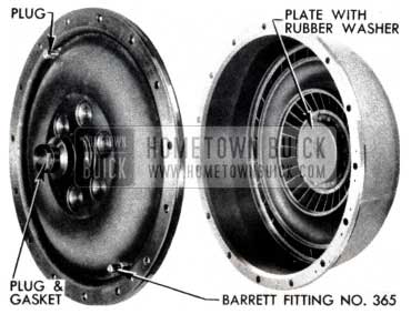 1953 Buick Dynaflow Plate with Rubber Washer