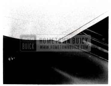 1953 Buick Folding Top Material Installed