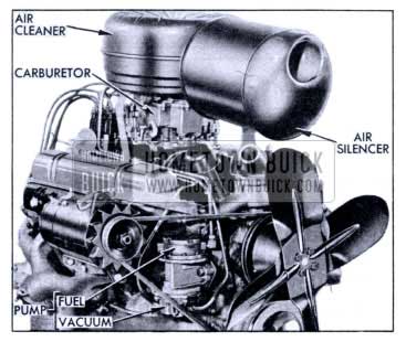1953 Buick Fuel Pump, Carburetor, Air Cleaner and Silencer