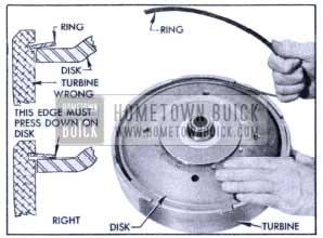 1953 Buick Installing Disk Retaining Ring