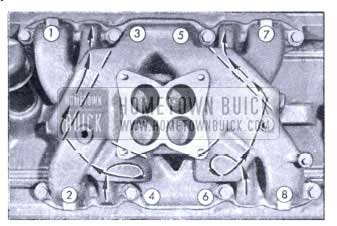 1953 Buick Intake Manifold Heat Chambers