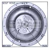 1953 Buick Location of Driving Bolt Holes