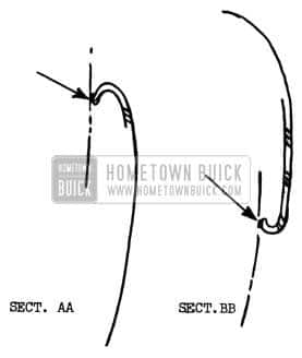 1953 Buick Operation for Seat Back Panel