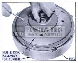 1953 Buick Removing Disk and Hub Assembly