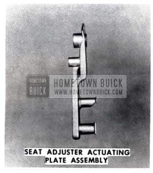 1953 Buick Seat Adjuster Actuatating Plate Assembly