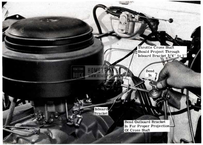 1953 Buick Throttle Cross Shaft