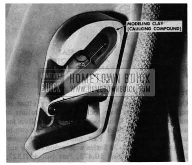 1954 Buick Door Lock Bolt Striker