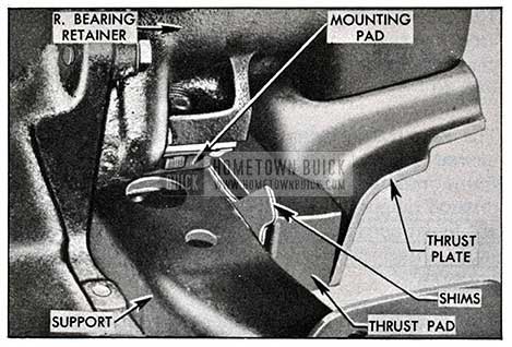 1954 Buick Rear Engine Mount - Upper View