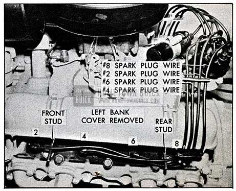 1954 Buick Spark Plug Wire Sequence