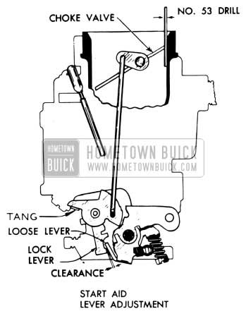 1954 Buick Start Aid Lever Adjustment