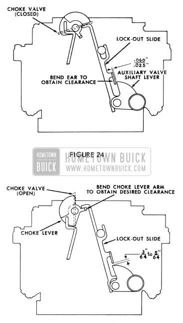 1954 Buick Stromberg Carburetor Choke Valve