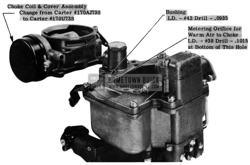 1954 Buick Stromberg Carburetor Thermostat