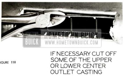 1957 Buick Air Conditioner Center Outlet Casting