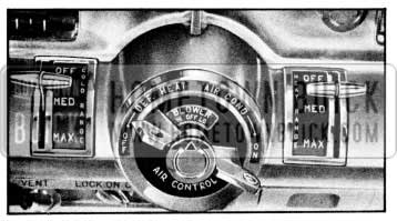 1957 Buick Air Conditioner Controls