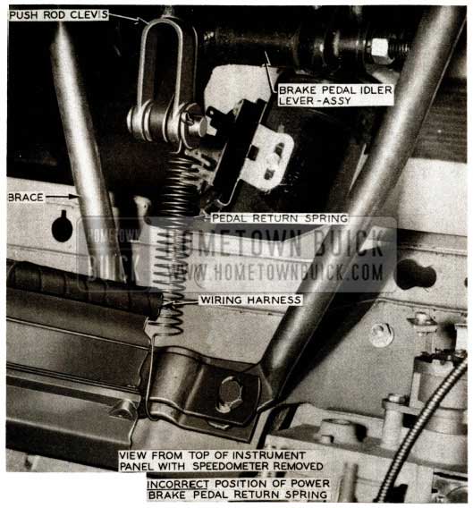 1957 Buick Brake Pedal Return Spring