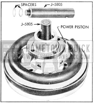 1957 Buick Checking Spacer Thickness