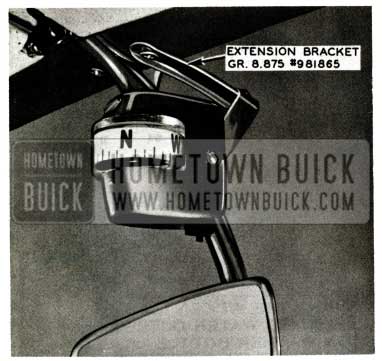 1957 Buick Compass Mounting