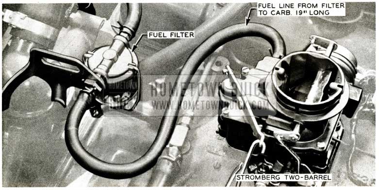1957 Buick Fuel Filter Line