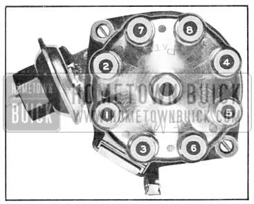 1957 Buick Installing Spark Plug Wires in Distributor Cap