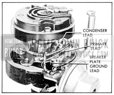 1957 Buick Locating Leads in Distributor