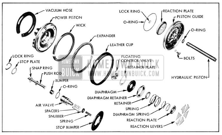 1957 Buick Moraine Power Broke Parts